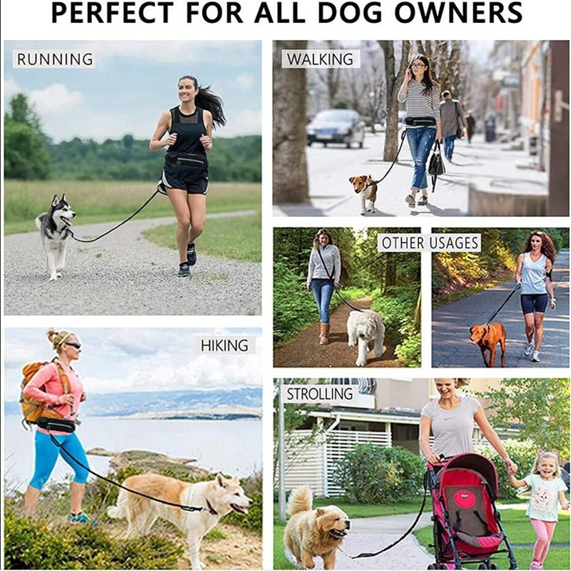 Hands Free Dog Leash Enjoy Jogging With Your Dog!