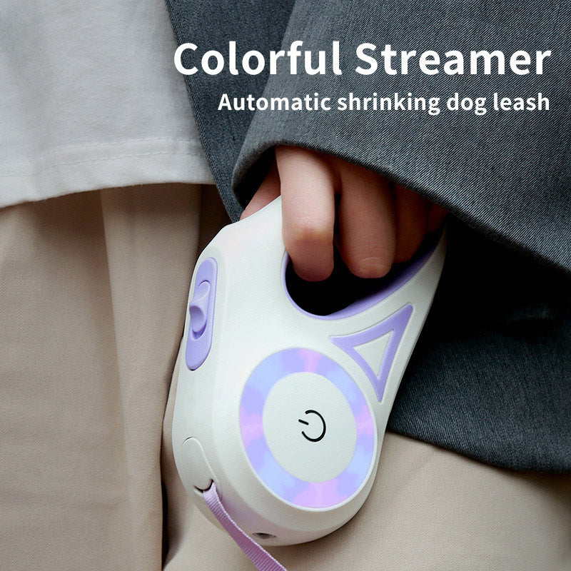 Fantastic dog Leash with built-in spotlight for extra safety.