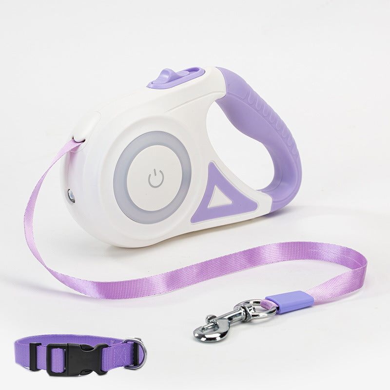 Fantastic dog Leash with built-in spotlight for extra safety.