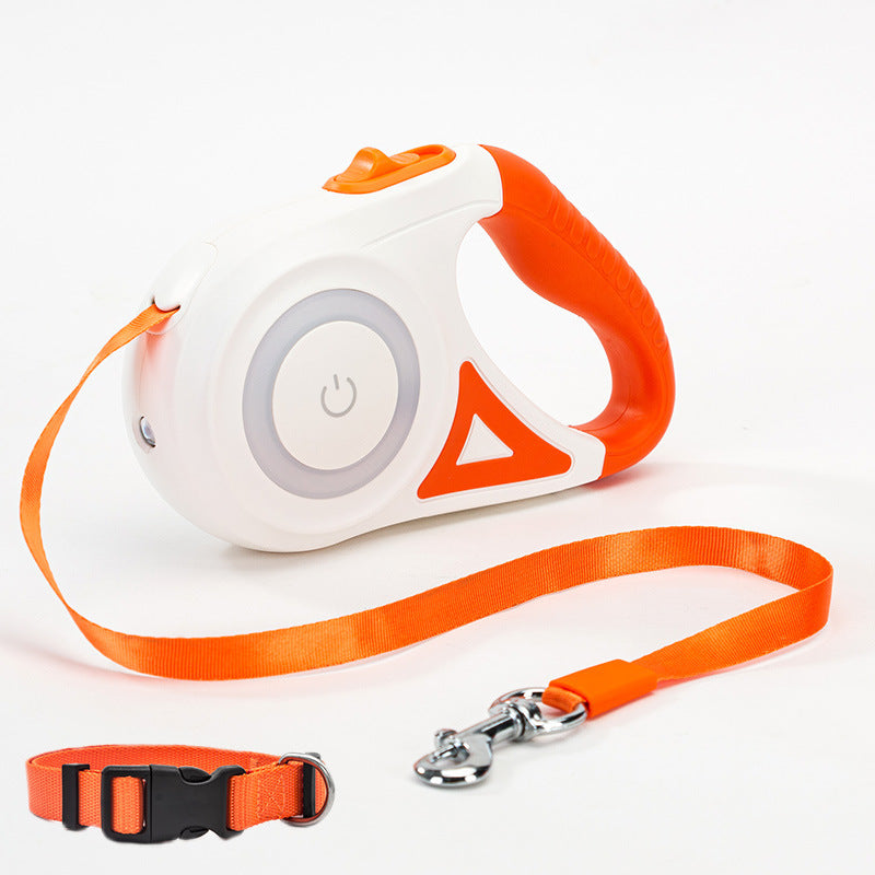 Fantastic dog Leash with built-in spotlight for extra safety.